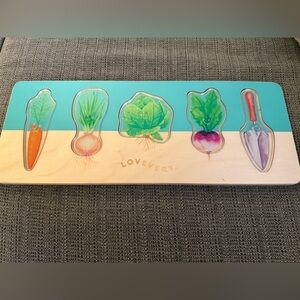 Lovevery Wooden Vegetable Garden Puzzle